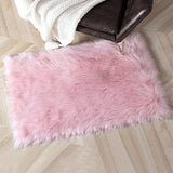 Plush Pink Shaggy Runner Rug – Soft Fluffy Area Rug