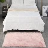 Plush Pink Shaggy Runner Rug – Soft Fluffy Area Rug
